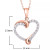 Diamond Swirl Heart Pendant Necklace (1/2 ct. t.w.) in Sterling Silver, 14k Gold-Plated Sterling Silver, or 14k Rose Gold-Plated Sterling Silver