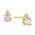 Ruby (7/8 ct. t.w.) & Diamond Accent Stud Earrings in 14k Yellow Gold (Also in Emerald, Sapphire, Morganite & Tanzanite)