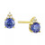 Ruby (7/8 ct. t.w.) & Diamond Accent Stud Earrings in 14k Yellow Gold (Also in Emerald, Sapphire, Morganite & Tanzanite)
