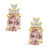 Morganite (2-1/3 ct. t.w.) and Diamond (1/5 ct. t.w.) Stud Earrings in 14K Yellow Gold