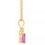 Pink Topaz (1-1/3 ct. t.w.) and Diamond Accent Pendant Necklace in 14K Yellow Gold or 14K White Gold