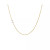 Diamond Asymmetrical Initial 14K Yellow Gold Necklace