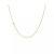 Diamond Asymmetrical Initial 14K Yellow Gold Necklace