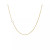 Diamond Asymmetrical Initial 14K Yellow Gold Necklace