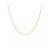 Diamond Asymmetrical Initial 14K Yellow Gold Necklace