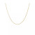 Diamond Asymmetrical Initial 14K Yellow Gold Necklace