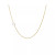 Diamond Asymmetrical Initial 14K Yellow Gold Necklace