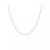 Diamond Asymmetrical Initial 14K Yellow Gold Necklace