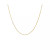 Diamond Asymmetrical Initial 14K Yellow Gold Necklace