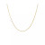 Diamond Asymmetrical Initial 14K Yellow Gold Necklace