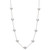 Cultured Freshwater Pearl (7-8mm) 17" Collar Necklace in 14k White Gold