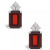 Garnet (3-7/8 ct. t.w.) and Diamond (1/8 ct. t.w.) Stud Earrings in 14K Yellow Gold or 14K White Gold