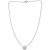 Cubic Zirconia Framed 16" Pendant Necklace, Created for Macy's