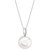 Cultured South Sea Pearl (12mm) & Diamond Accent 18" Pendant Necklace in 14k White Gold