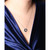 Blue Diamond Heart 18" Pendant Necklace (1/2 ct. t.w.) in Sterling Silver