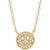 Cubic Zirconia Smiley 18" Pendant Necklace in 18k Gold-Plated Sterling Silver, Created for Macy's