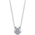 Diamond Accent Pendant Necklace in 14k White Gold