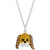 Crystal Dog Face 18" Pendant Necklace in Sterling Silver, Created for Macy's