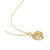 Citrine (1-4/5 ct. t.w.), White Topaz (1/7 ct. t.w.) and Diamond Accent Swirl 18" Necklace in 18k Yellow Gold Over Sterling Silver