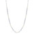 Cultured Freshwater Pearl (4 - 4-1/2mm) Paperclip Link Statement Necklace in Sterling Silver, 18" + 1-1/2" extender