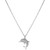 Cubic Zirconia Dolphin Pendant Necklace in Sterling Silver, 16" + 2" extender, Created for Macy's