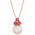 Pink Cultured Freshwater Pearl (11mm), Pink Tourmaline (7/8 ct. t.w.) & Diamond Accent 18" Pendant Necklace in 14k Rose Gold