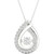 Diamond Teardrop Halo 18" Pendant Necklace (3/4 ct. t.w.) in 10k White Gold