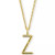 Amelia Initial 16" Pendant Necklace in 14K Gold