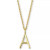 Amelia Initial 16" Pendant Necklace in 14K Gold