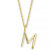 Amelia Initial 16" Pendant Necklace in 14K Gold
