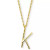 Amelia Initial 16" Pendant Necklace in 14K Gold