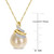 Cultured South Sea Pearl (9mm) & Diamond (1/10 ct. t.w.) Swirl 17" Pendant Necklace in 14k Gold