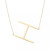 Initial 18" Pendant Necklace in 10k Gold