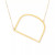 Initial 18" Pendant Necklace in 10k Gold