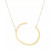 Initial 18" Pendant Necklace in 10k Gold