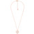 Sterling Silver Open Heart Pendant Necklace Available in Silver 14K Rose-Gold Plated or 14K Gold Plated