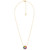 14K Gold-Plated Sterling Silver Rainbow Cubic Zirconia Tapered Baguette and Pave Pendant Necklace
