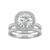 Moissanite Bridal Set (2-7/8 ct. t.w. Diamond Equivalent) in 14k white gold