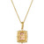 Peach Morganite (1-1/2 ct. t.w.) & Diamond (1/4 ct. t.w.) 20" Adjustable Pendant Necklace in 14k Gold