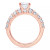 Certified Lab Grown Diamond Cushion Bridal Set (3-3/8 ct. t.w.) in 14k Gold