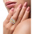 EFFY® Diamond & Rope Chain Openwork Statement Ring (5/8 ct. t.w.) in 14k White and Yellow Gold