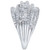 Diamond Multi-Row Cluster Ring (1 ct. t.w.) in Sterling Silver