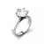 Moissanite Solitaire Engagement Ring 3-1/10 ct. t.w. Diamond Equivalent in 14k White or Yellow Gold
