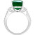 EFFY® Emerald (8-1/2 ct. t.w.) & Diamond (1/2 ct. t.w.) Ring in 14k White Gold