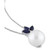 Cultured Freshwater Pearl (8-1/2mm), Sapphire (1/3 ct. t.w.) & Diamond Accent 17" Pendant Necklace in Sterling Silver