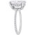 Moissanite Oval Ring (4-7/8 ct. t.w.) in 10k White Gold