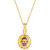 Grape Amethyst (2-1/3 ct. t.w.) & Diamond (1/3 ct. t.w.) Oval Halo Pendant Necklace in 14k Gold, 18" + 2" extender