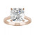 Moissanite Cushion Solitaire Ring (3-1/3 ct. tw.) in 14k White, Yellow or Rose Gold