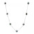 Black Tahitian Pearl (8-9mm) Necklace in 14k White or Yellow Gold