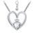 Cubic Zirconia Claddagh Heart 16" Pendant Necklace, Created for Macy's
